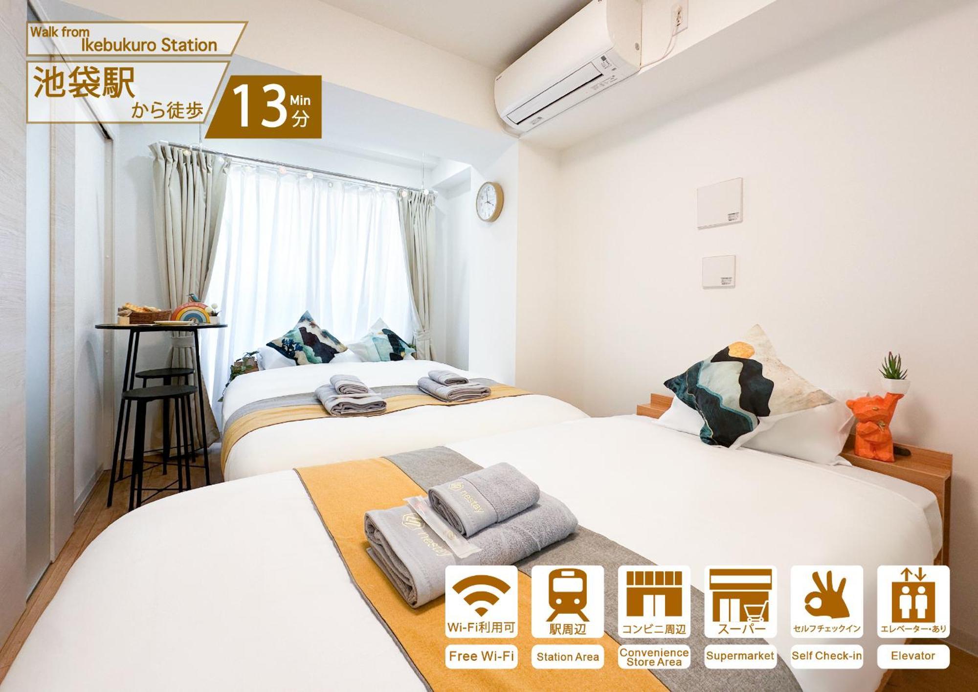 Apartemen Nestay Miriz Ikebukuro Tokyo
